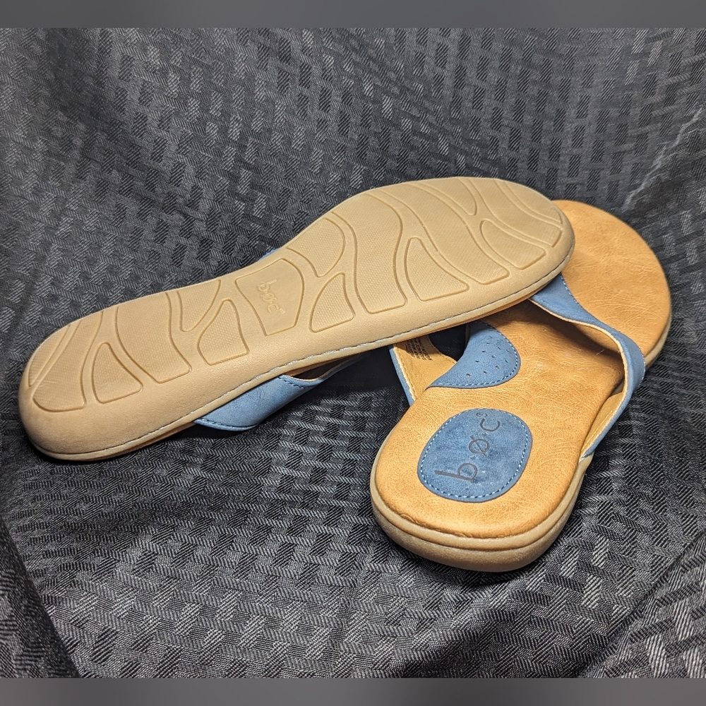 Sky Blue and Honey BoC Born of Concepts Comfort Sandals - Picture 3 of 4